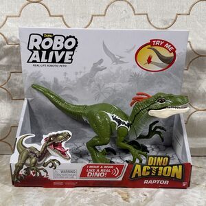 ZURU Robo Alive Dino Action Raptor Interactive Toy 1 Pack New